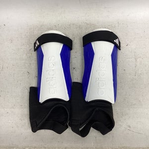 Used Adidas Soccer Shin Guards Youth Navy And White LG 11851-S000038928