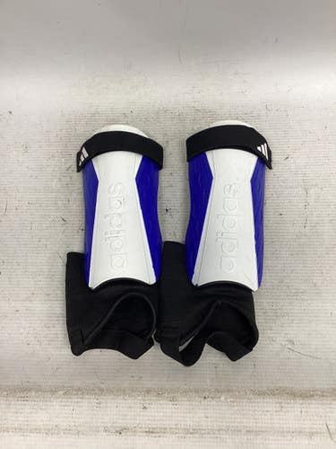 Used Adidas Soccer Shin Guards Youth Navy And White LG 11851-S000038928