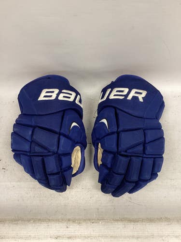 Used Bauer APX PRO Senior Gloves Navy Blue 14" 11851-S000038932