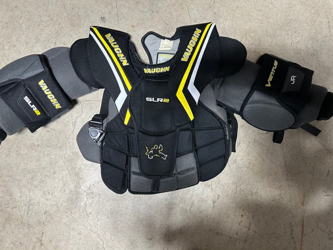 Large Vaughn Goalie Chest Protector (New)