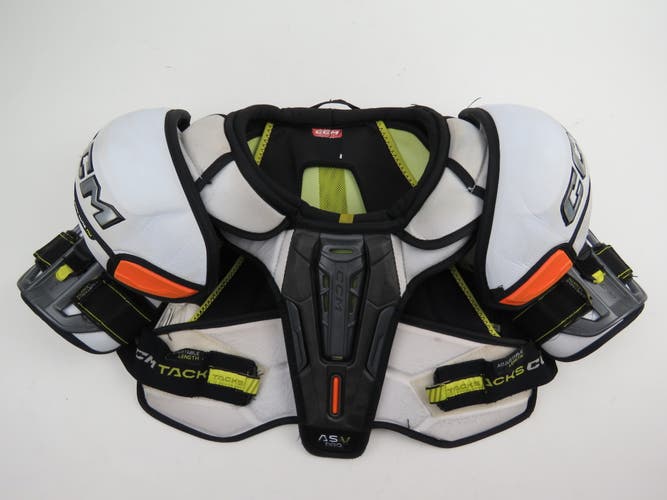 CCM Tacks AS-V PRO NHL Pro Stock Ice Hockey Shoulder Pads Protective Senior Size Medium
