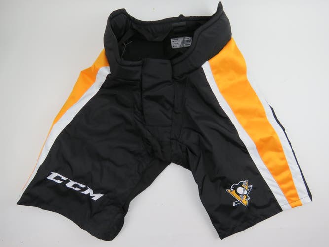 CCM Pittsburgh Penguins NHL Pro Stock Hockey Player Girdle Pant Shell Medium +1 9K
