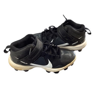 Used Nike TROUT BB/SB Cleats Black Junior 04 11760-S000083161