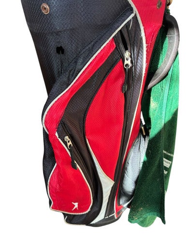 Used Slazenger STAND BAG Mens Stand Bag Red 11833-S000166668