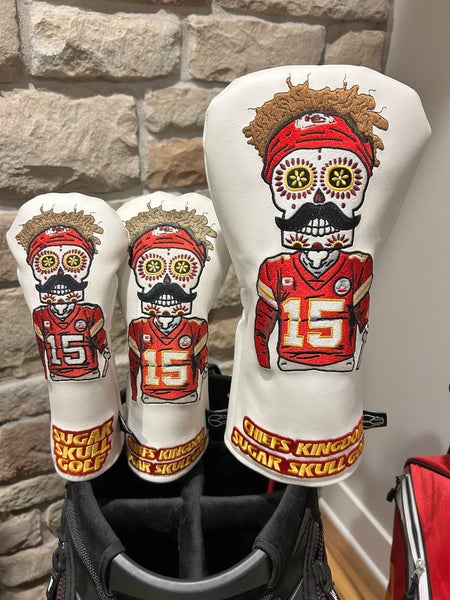 Sugar Skull Golf Mahomes Chiefs Cover Set