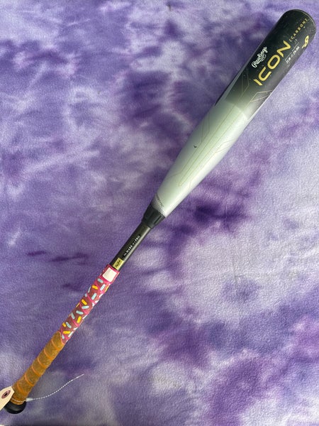 2023 Rawlings Icon Composite Bat USABat Certified (-8) Composite 23 oz 31" (Used)