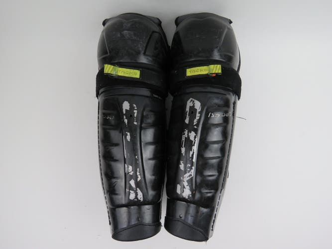 CCM Tacks AS 580 NHL Pro Stock Ice Hockey Player Shin Pads Protective Senior Size 15"