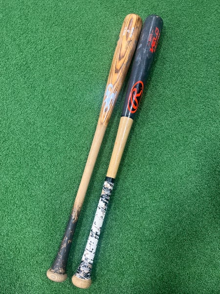 2 pack ash wood bats. 32” phoenix and Rawlings 271