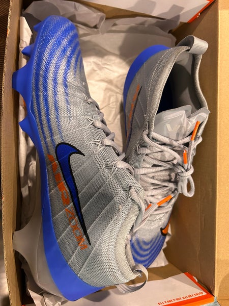 NEW Nike Air Zoom Vapor Elite 1 Blue Grey Football Cleats Men’s Size 9 New In Box FB3288-002