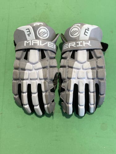 Used Maverik MX Lacrosse Gloves 13"