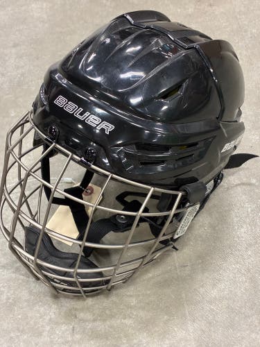 Black Small Bauer Re-Akt 95 Helmet (Used)