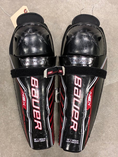 Junior Bauer NSX Shin Pads 12" (Used)