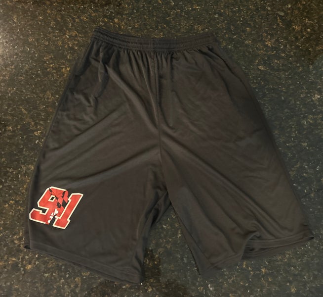 Team 91 MD Lacrosse Shorts (Black, Adult M)