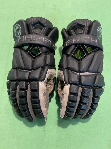 Used Maverik Max Lacrosse Gloves 13"