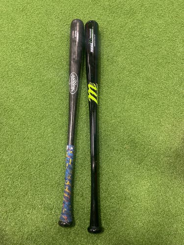2 pack 33” wood bats Marucci and Louisville Slugger 271
