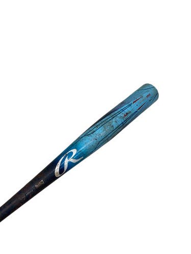 Used Rawlings CLOUT AI BB/SB High School -3 Bat Carolina Blue 33" 11347-S000257453