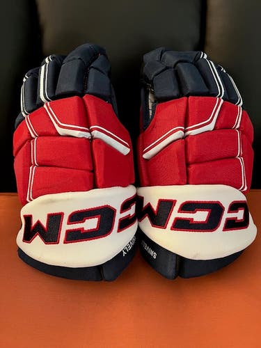 CCM HGQL Gloves 14" Pro Stock (Used) Capitals