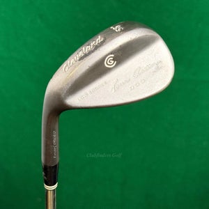LH Cleveland Tour Action 900 LB GunMetal 56 Sand Wedge Dynamic Gold Steel Stiff