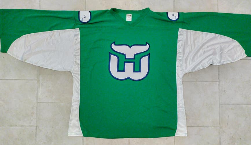 Athletic Knit H7100G "WHALERS" Style Hockey Goalie Jersey - 4XL- NEW