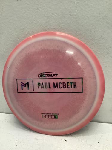 Used Discraft ZEUS Disc Golf Driver Pink 11443-S000198245