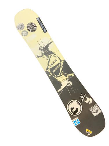 Used PUBLIC DISORDER YES Mens Snowboard Only Smoke And Black 148 cm 11823-S000034848