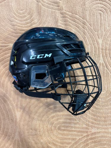 Black Medium CCM Tacks 310 Helmet (Used)
