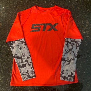 STX Long Sleeve Shirt (Red, Youth 14/16)