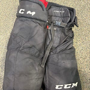 Black Junior Large CCM Xtra Plus Hockey Pants (Used)
