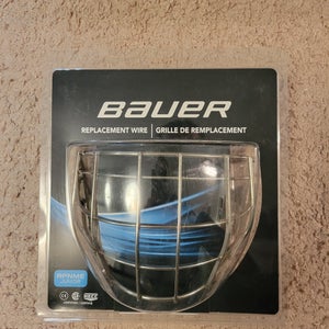 JR Bauer NME Goalie Mask Replacement Cage - Chrome (New)