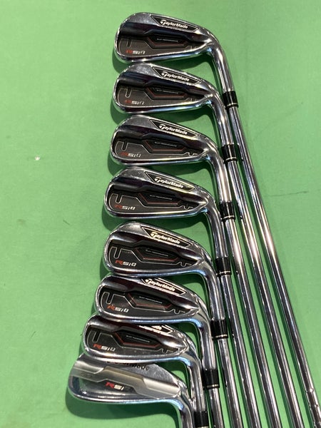 Used Men's TaylorMade RSi 1 Right Handed Iron Set | 4i-9i, PW, AW | R Flex | REAX 90 Steel Shafts