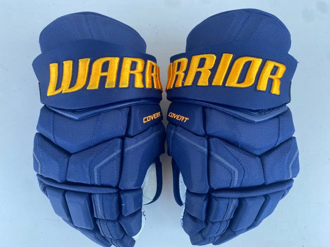 Warrior Covert Pro Stock 14" Hockey Gloves Blue BLUES 6376