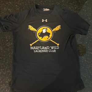 Maryland Wild Lacrosse Shooter Shirt (Black, Adult S)