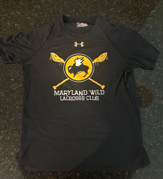 Maryland Wild Lacrosse Shooter Shirt (Black, Adult S)