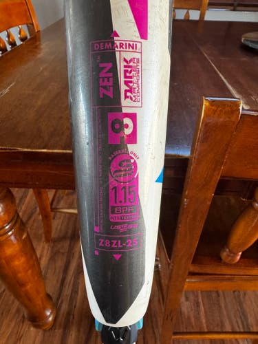 DeMarini CF Zen Composite USSSA Certified Bat (-8) 23 oz 31" (Used)