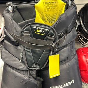 Bauer Supreme S27 (Used) Small Black Junior Hockey Goalie Pants JR SM