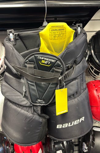 Bauer Supreme S27 (Used) Small Black Junior Hockey Goalie Pants JR SM