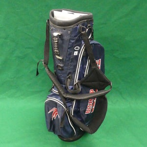 TaylorMade SMU Blue/Red/White Bishop Dunne 4-Way Golf Stand Bag w/ Raincover