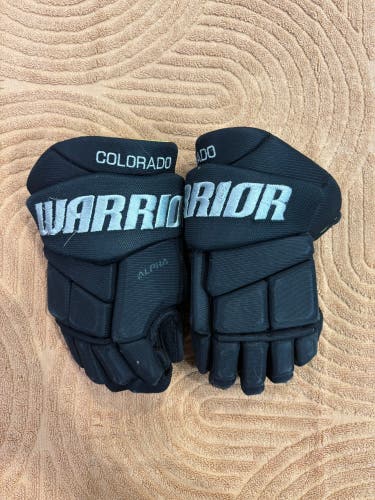 Black Junior Warrior Alpha Team Gloves 12" (Used)