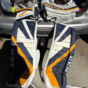 Goalie equipment, Leg Pads, Blocker, Glove