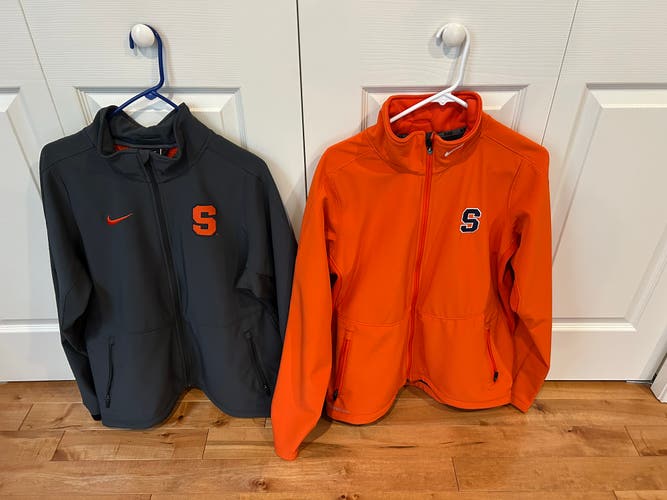 Syracuse Team issued Men's Large Nike Jackets (2) (Used)