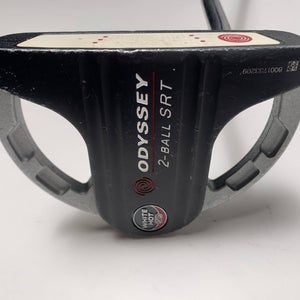 Odyssey White Steel 2-Ball SRT Putter 35" Mens RH