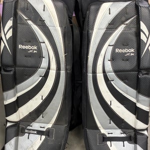 Black 26" Junior Reebok Goalie Leg Pads (Used)