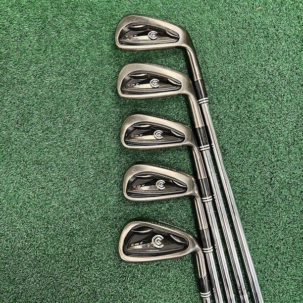 Cleveland CG7 Tour Iron Set MRH Stiff Flex Steel Shafts 6-PW Gunmetal