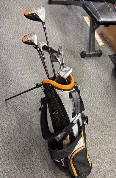 9-12 Callaway XJ HOT (Used) Right Handed Junior 6 Pieces Clubs (Full Set) driver wood hybird
