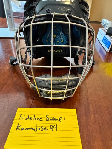 Small Bauer Re-Akt 150 Helmet Pro Stock (Used)