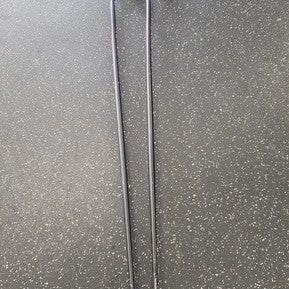 Used KERMA Mens DH Ski Pole Black 130 cm / 52 in 11849-S000032755