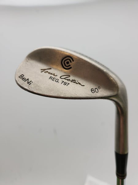 CLEVELAND TOUR ACTION LOB WEDGE 60* WEDGEFLEX TT DYNAGOLD  35" GOOD