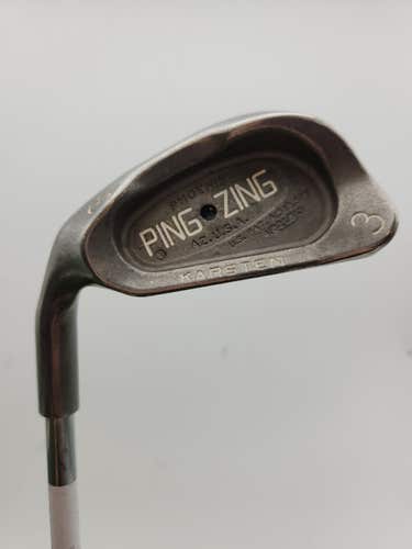 LEFTY PING ZING 3 IRON STIFF KARSTEN JZ 39" GOOD