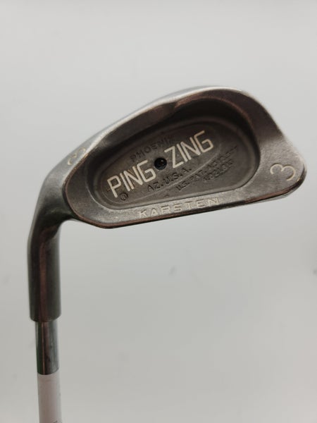 LEFTY PING ZING 3 IRON STIFF KARSTEN JZ 39" GOOD