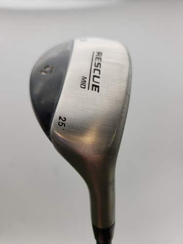 2002 TAYLORMADE RESCUE MID 5 HYBRID 25* STIFF TM ULTRALITE GOOD
